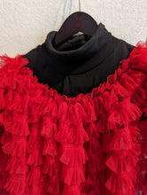 Load image into Gallery viewer, Ruffle Turtleneck Dress